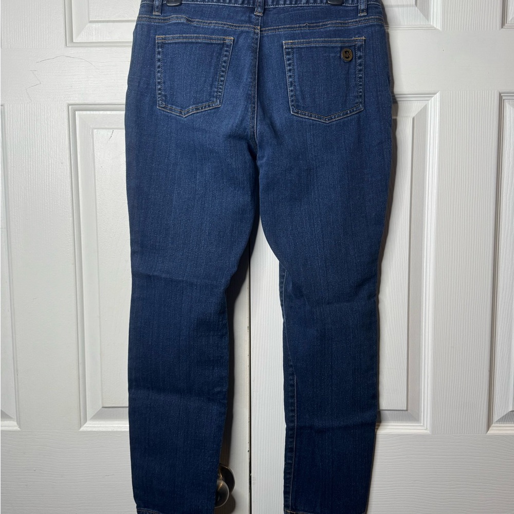 Michael Kors Dark Blue Skinny Jeans - Picture 8 of 12